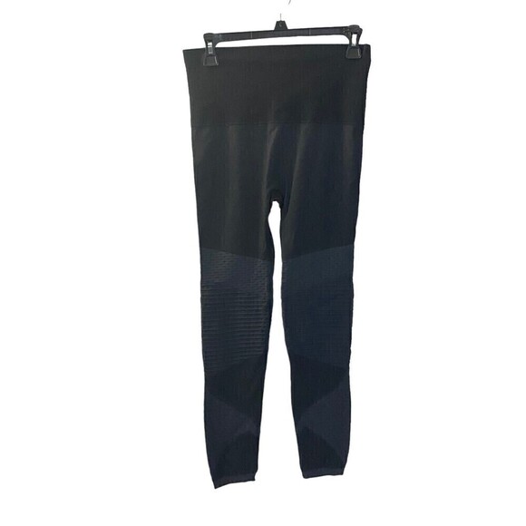 Spanx Womens Gray Look At Me Now Seamless Full Length Moto Leggings Pants Large - Picture 1 of 7